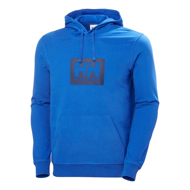 camisola com capuz helly hansen box hoodie cobalt 2.0