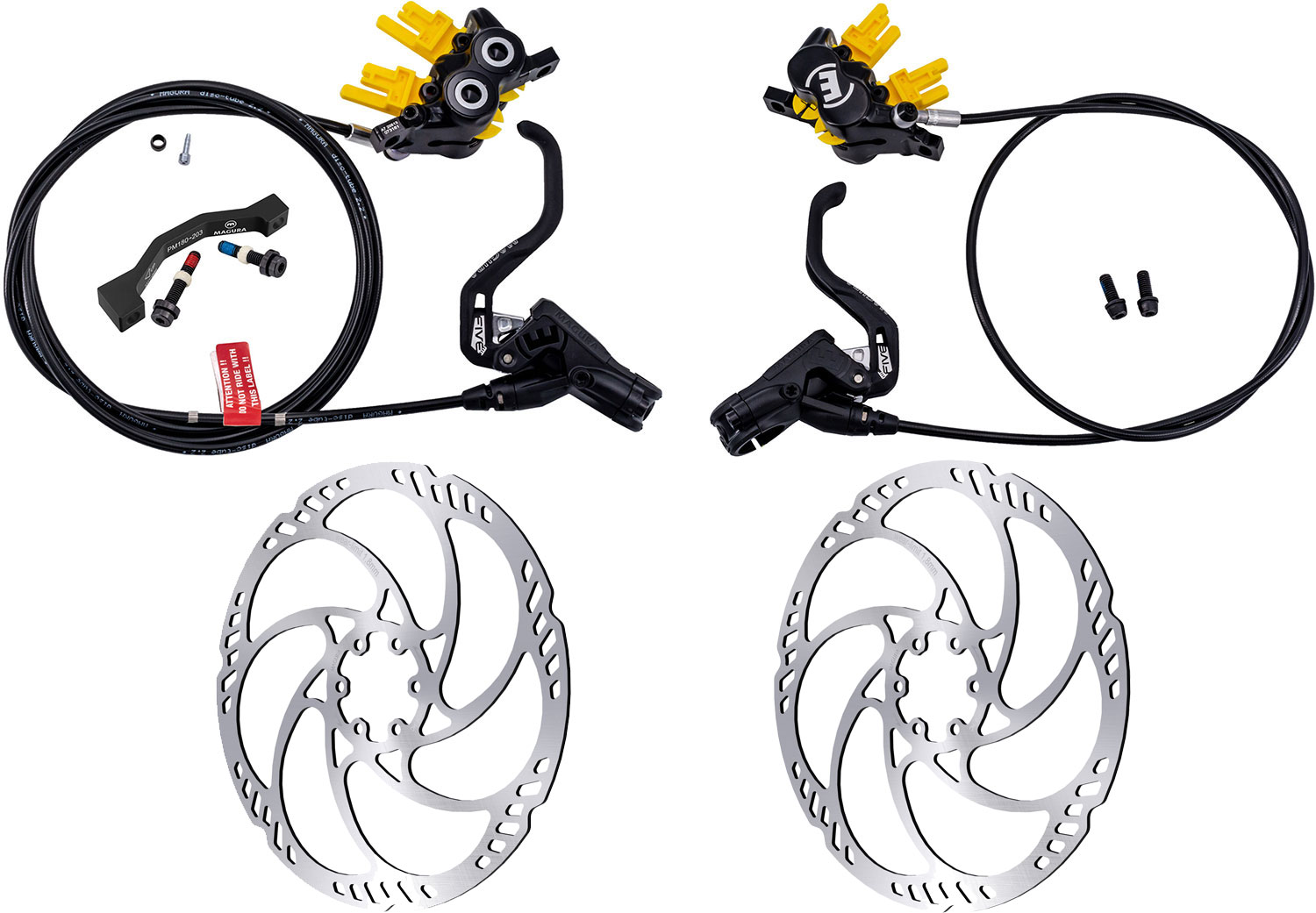 Magura MT5 HC 1-finger Disc Brake Set + Storm HC 203/203mm