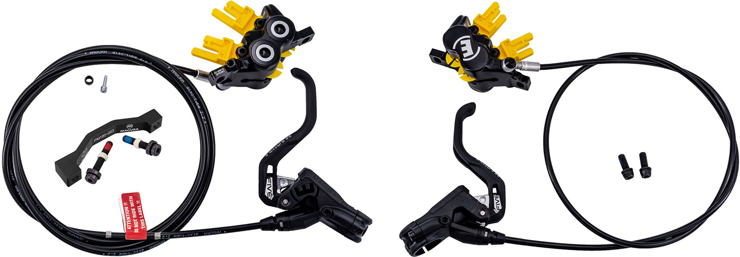 Magura MT5 HC 1-finger Disc Brake Set 1000/2000mm