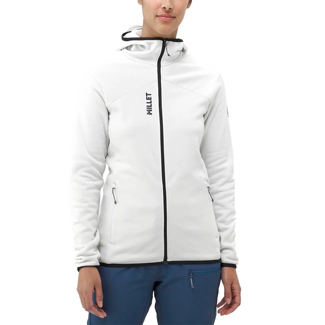 polar millet seneca fleece hoodie w foggy dew