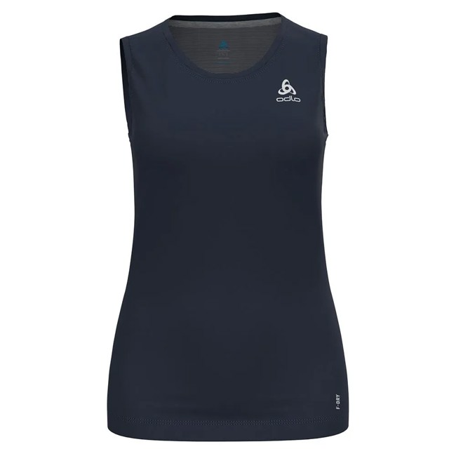 camiseta odlo tank crew f-dry dark sapphire