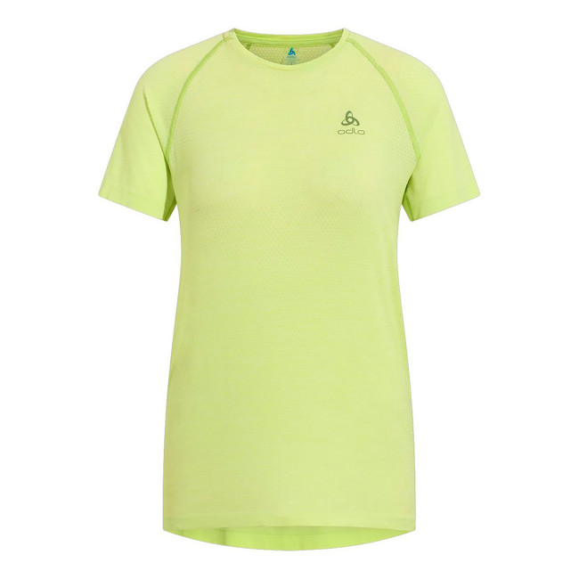 camiseta odlo essential seamless shadow lime m