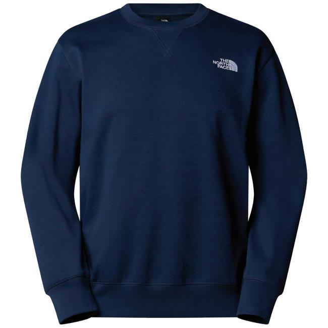 the north face m essential relaxed crew summit navy