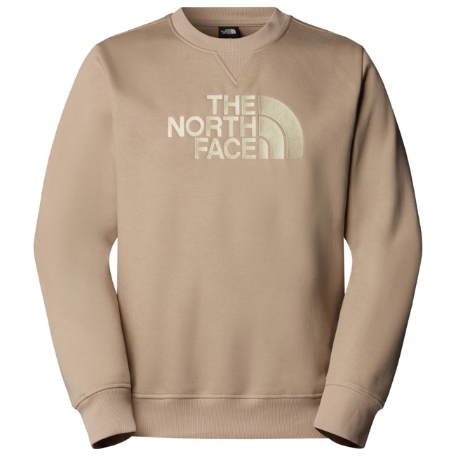 camisola the north face drew peak crew mushroom grey/gravel