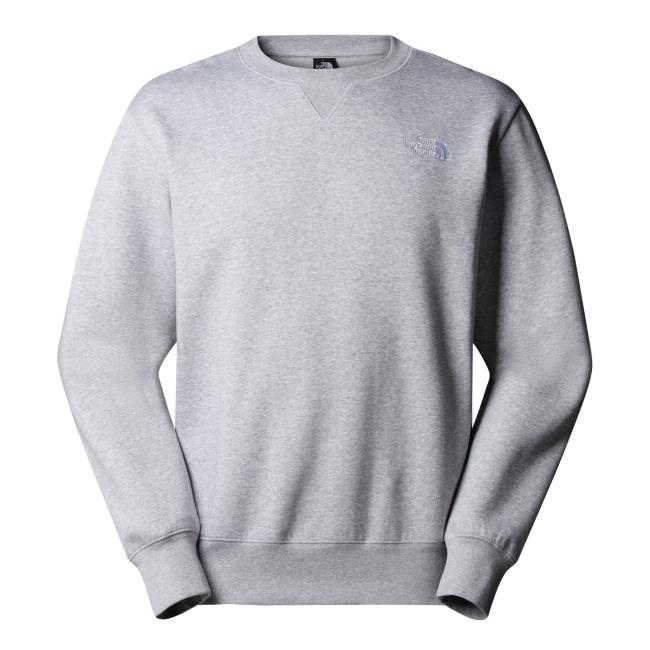 the north face m essential relaxed crew tnf light grey