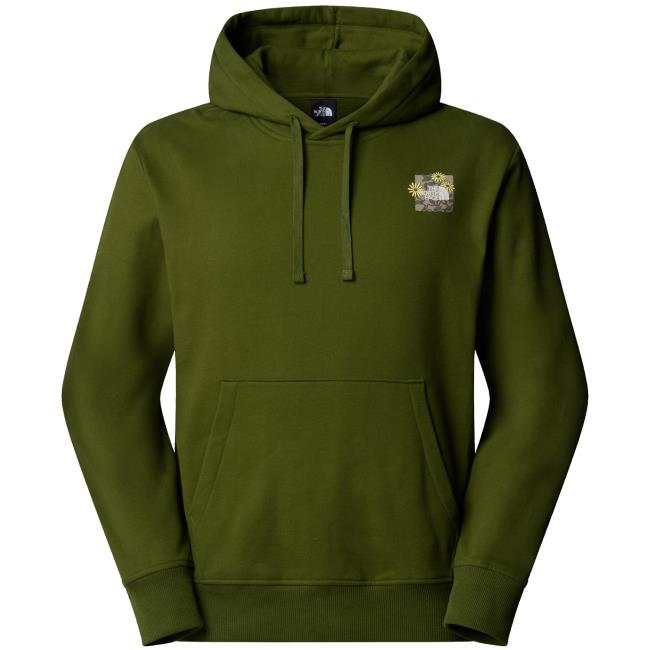 the north face m connect relaxed ho sweat-grap woodland