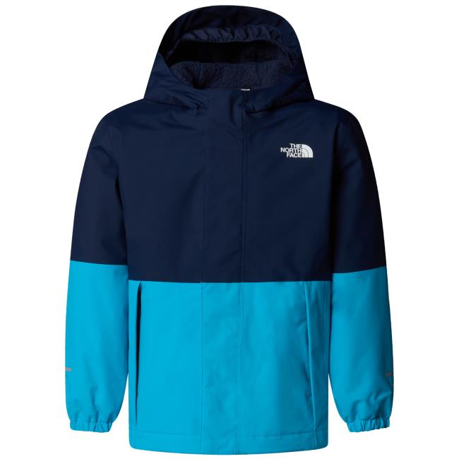 the north face kid warm antora rain jkt summit navy/mer