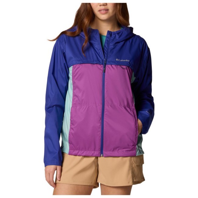 casaco columbia crested canyon windbreaker razzle