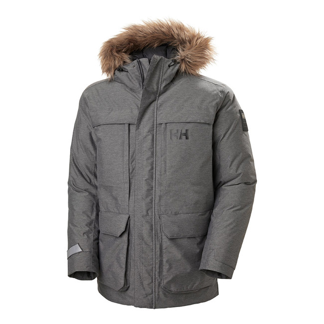 parka helly hansen nordsjo parka grey melange