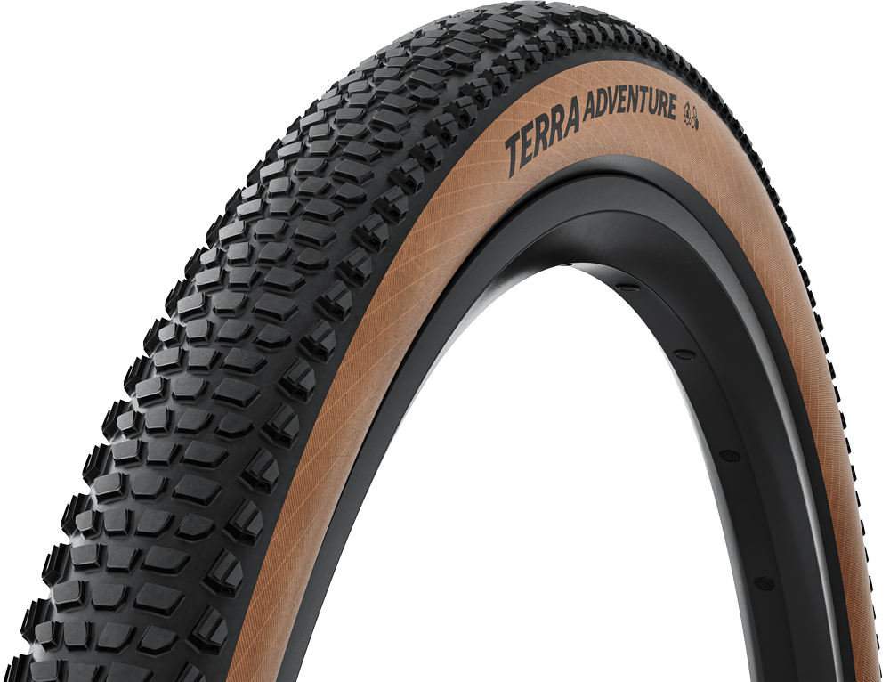 Continental Terra Adventure Trail Grip TLR 28" transparent Folding Tire