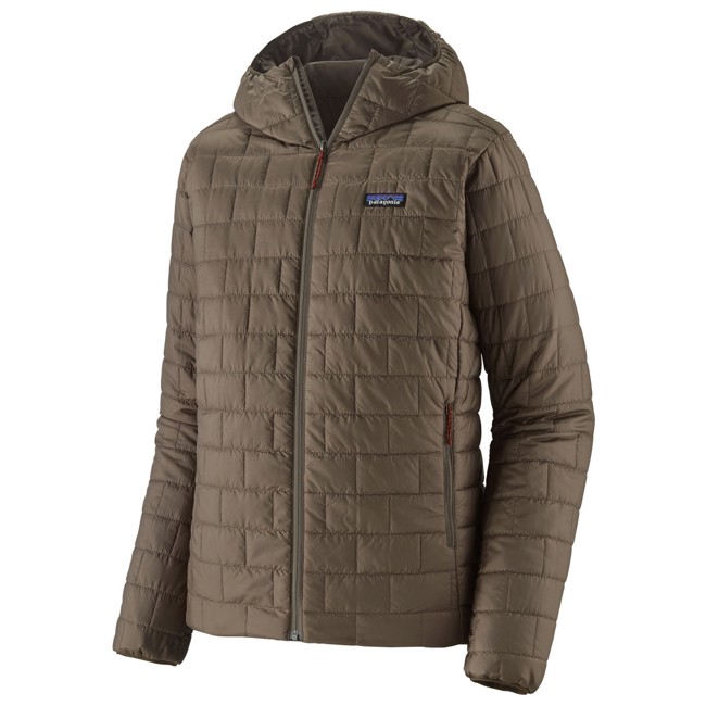 casaco patagonia nano puff hoody marlow brown