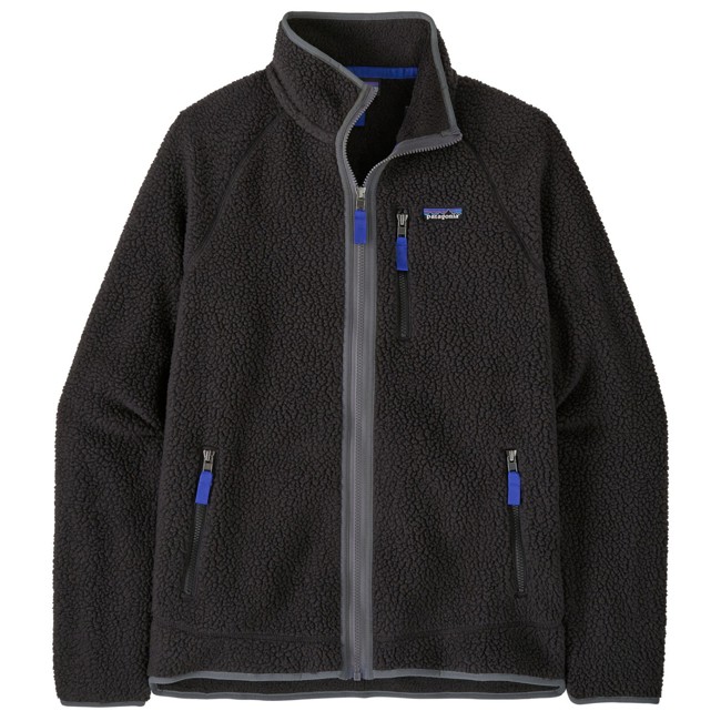 casaco patagonia ms retro pile jkt black w/forge grey