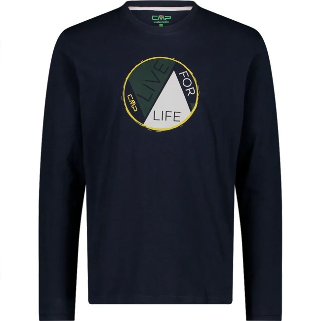 camiseta cmp t-shirt antracite