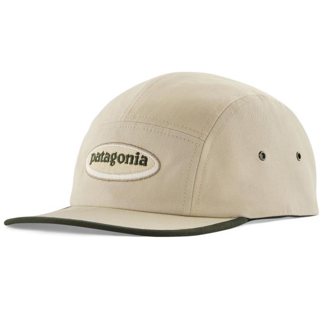 patagonia graph maclure hat oval logo: pumice