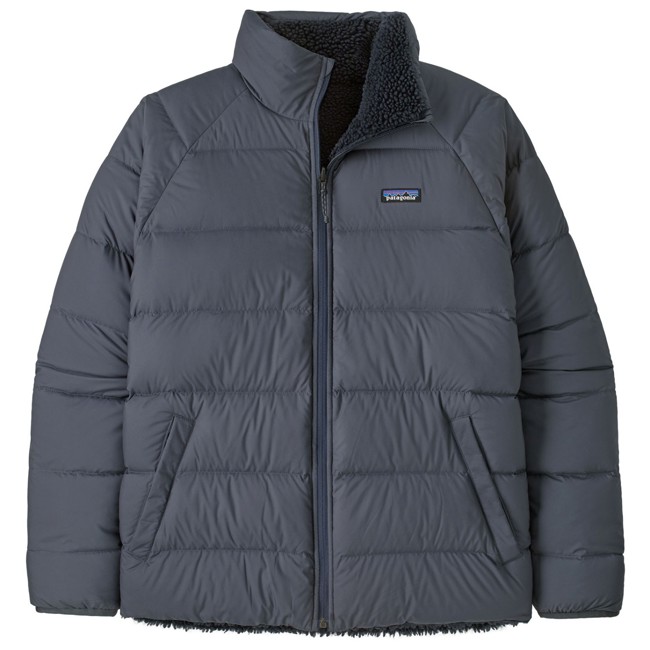 casaco patagonia reversible silent down jkt smolder bl