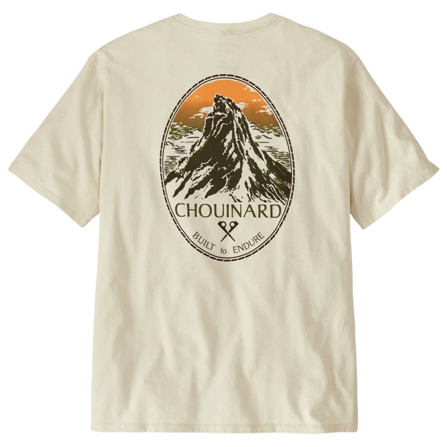 camiseta patagonia chouinard crest pocket resp-t birch w