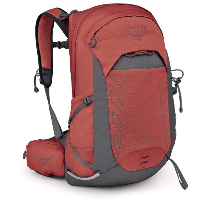 mochila osprey tempest 22 red pampas/coal grey