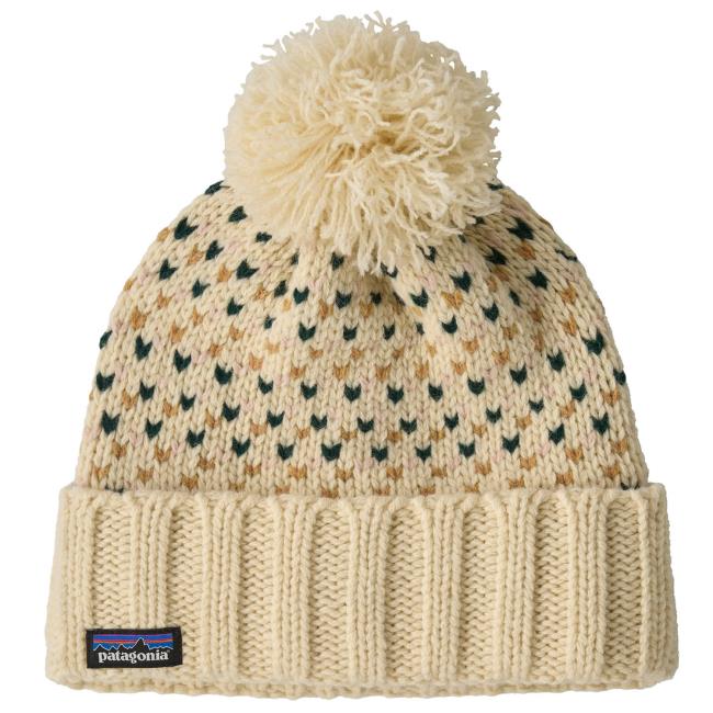patagonia snowbelle beanie confetti: natural