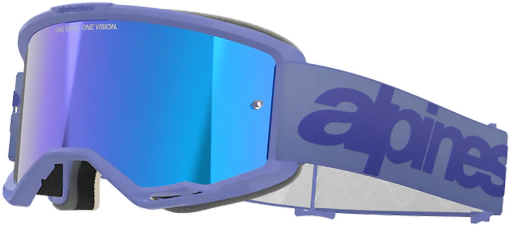 Alpinestars Vision 5 Wordmark (Mirror Blue) - MTB Goggle