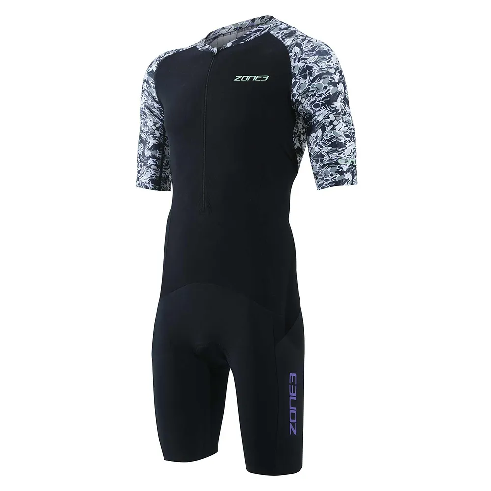 ZONE3 Trisuit de manga curta Lava