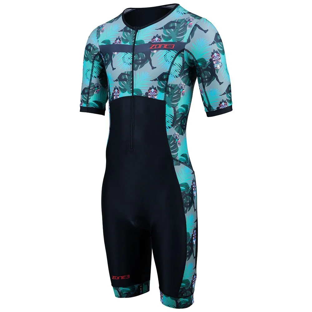 ZONE3 Trisuit de manga curta Activate+ Tribal Rush
