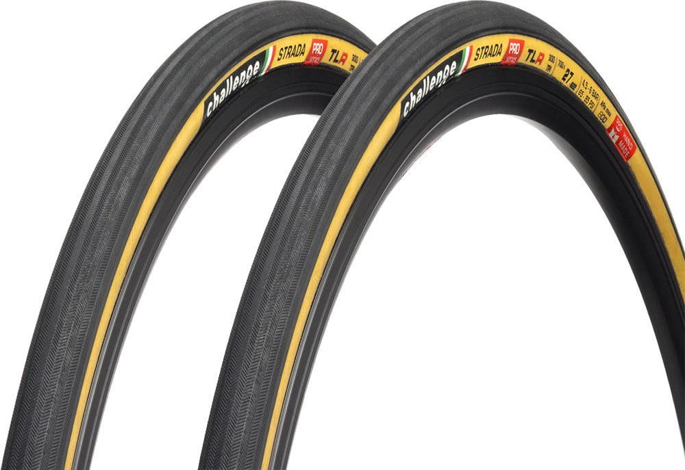 Challenge Strada PRO Handmade TLR Folding Tire Set 27-622