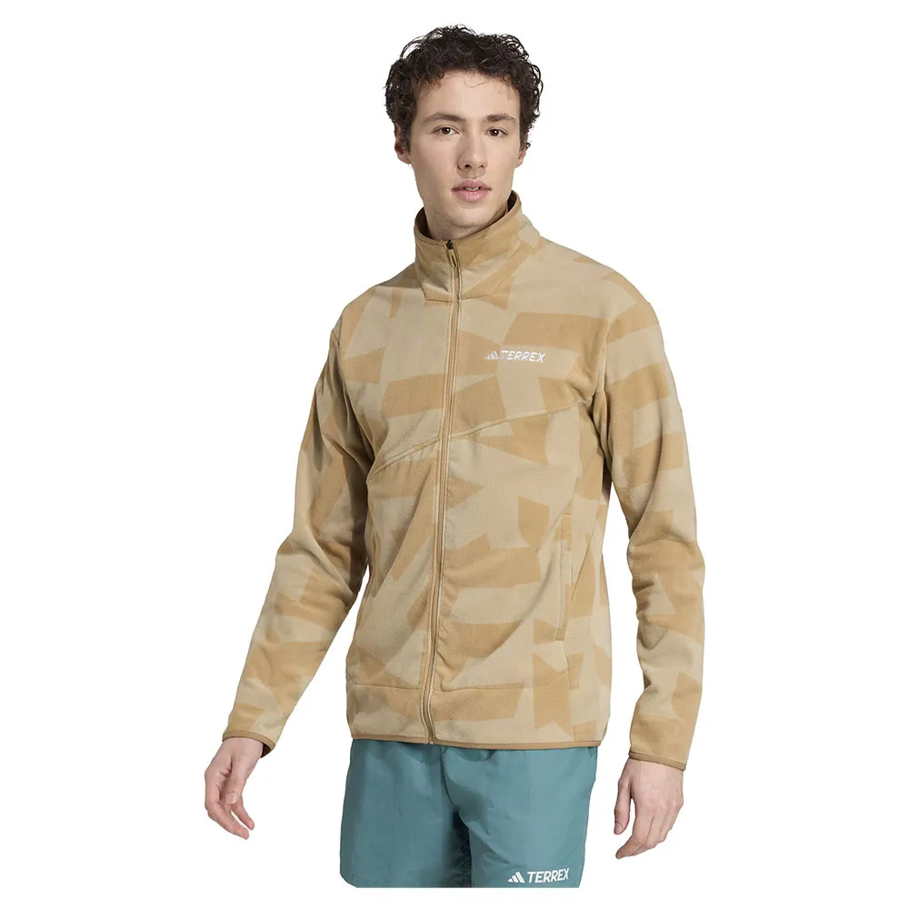 adidas Casaco polar com fecho Terrex Multi Printed