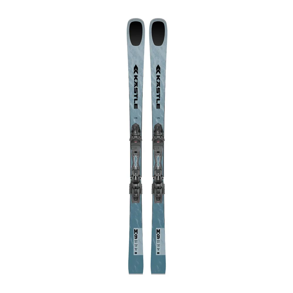Kastle Pacote de esquis alpinos M9 76+k12 tri gw