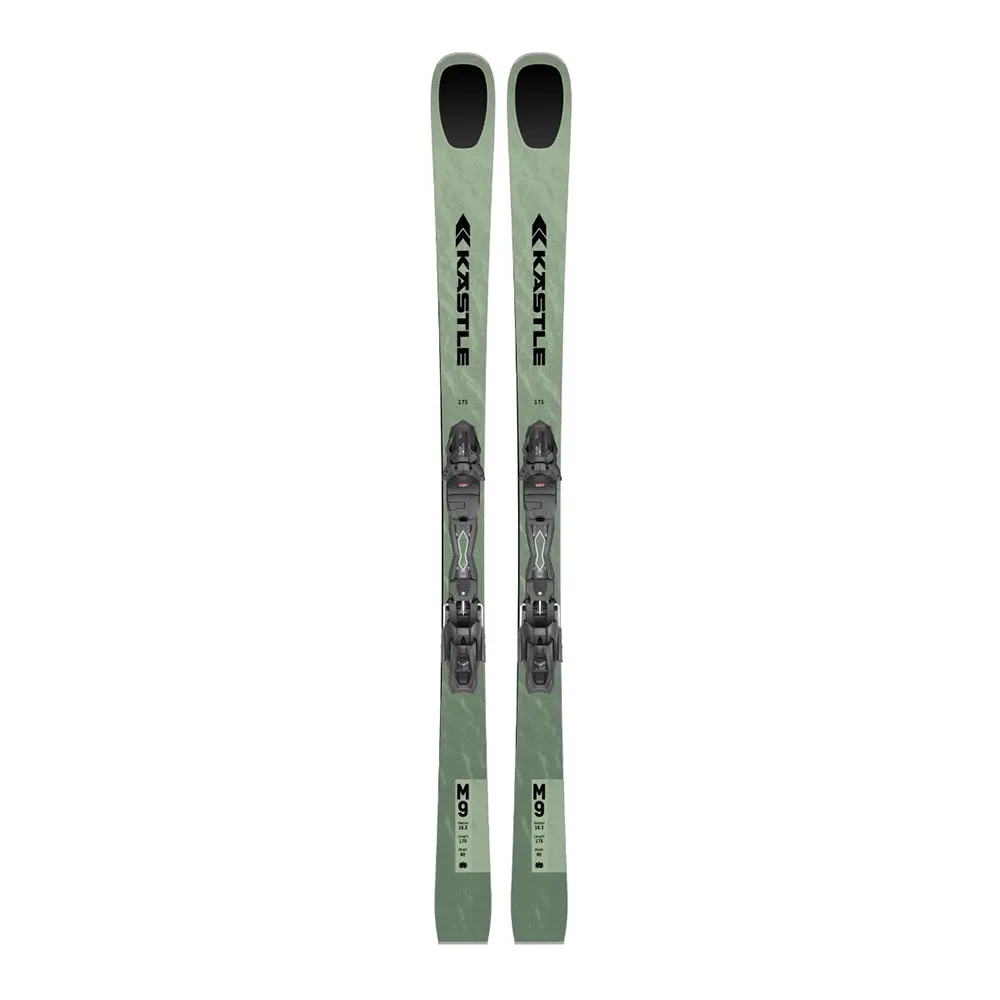 Kastle Pacote de esquis alpinos M9 82+k12 tri gw