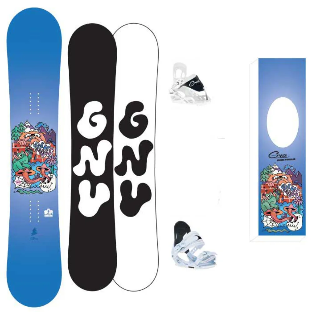 Gnu Snowboard júnior Recess package-mini