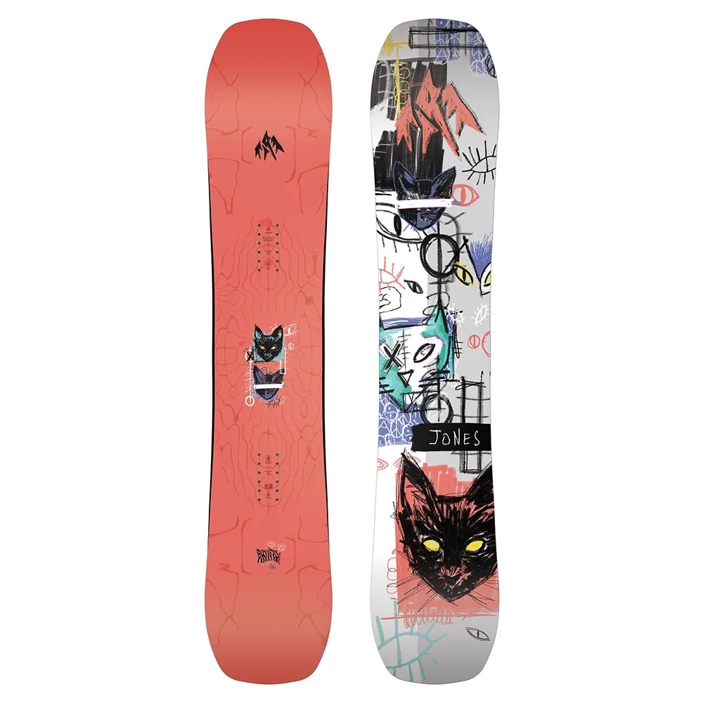 Jones Prancha de snowboard feminina Rally cat