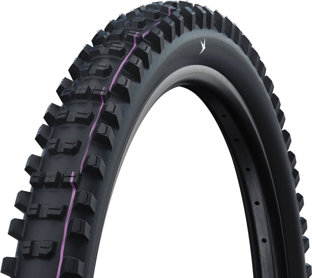 Schwalbe Shredda Rear Gravity Pro Radial 27.5x2.50" TLR Addix Ultra Soft E-50Folding Tire