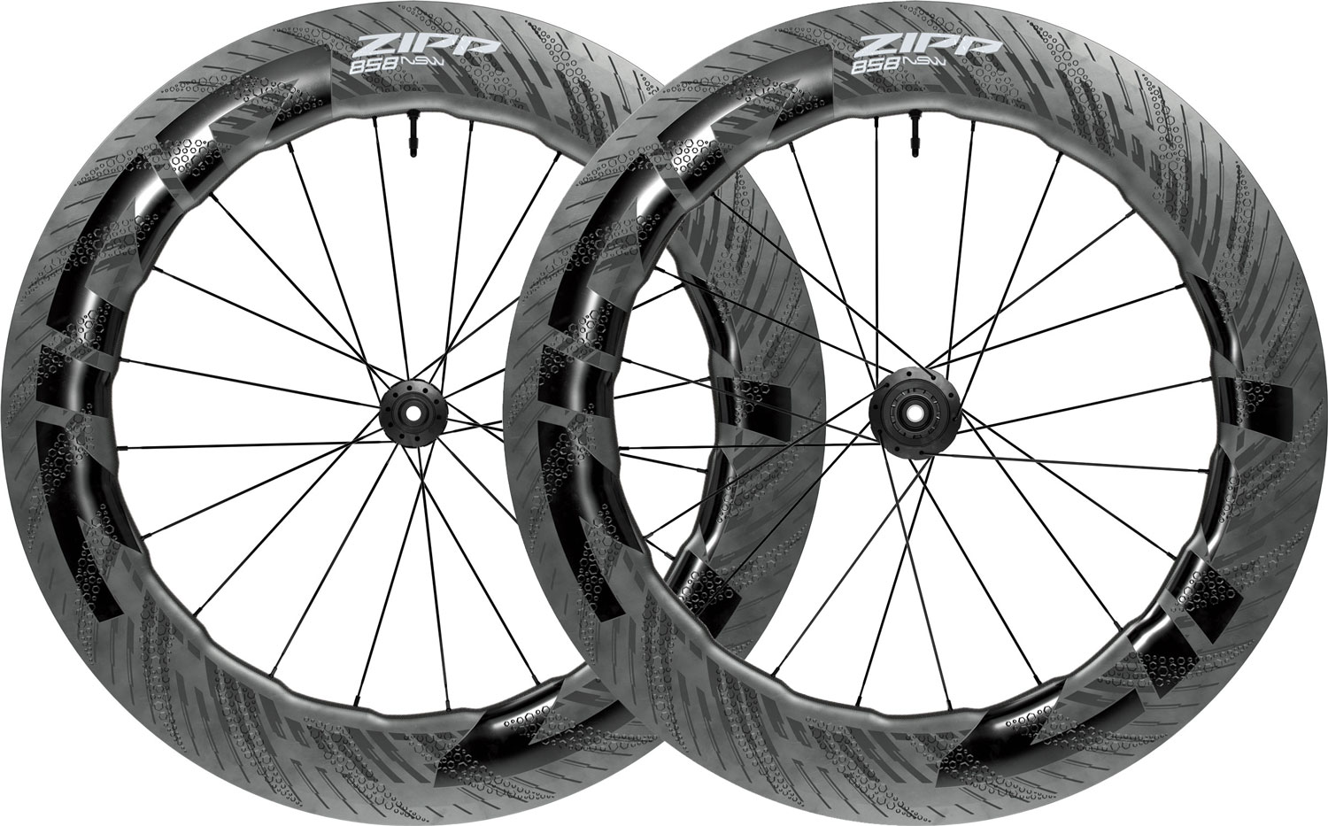 Zipp 858 NSW Carbon Disc Shimano HG Wheelset