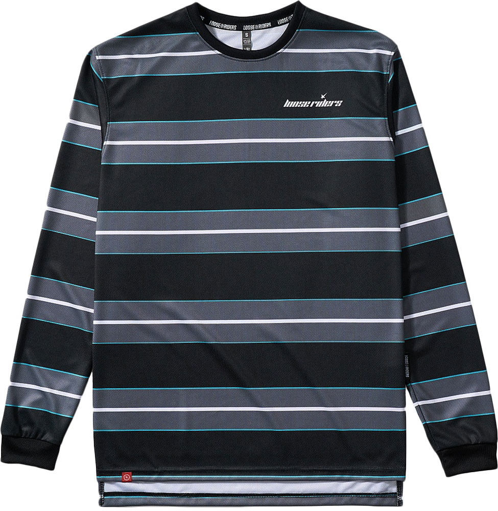 Loose Riders Stripes - MTB Long Sleeve Jersey