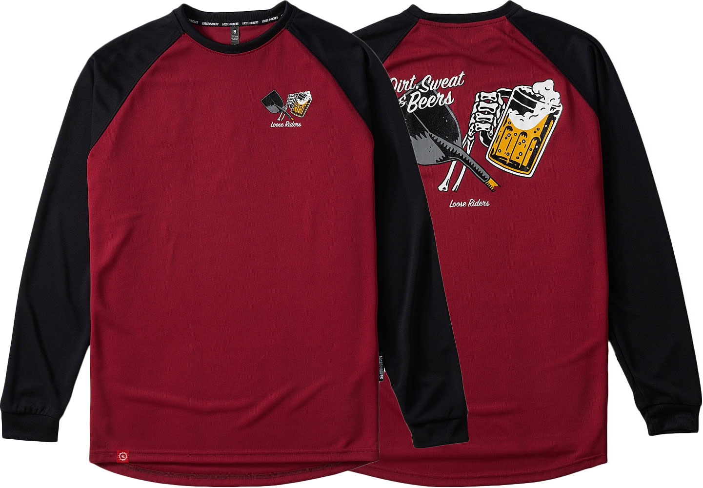 Loose Riders Dirt Sweat & Beers - MTB Long Sleeve Jersey