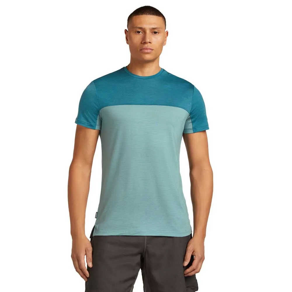 Icebreaker Camiseta de manga curta Merino Blend 125 Cool-Lite™ Sphere Colour Block
