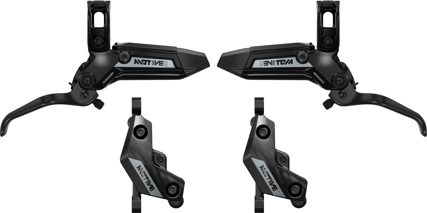 SRAM Motive Silver Stealth Disc Brake Set