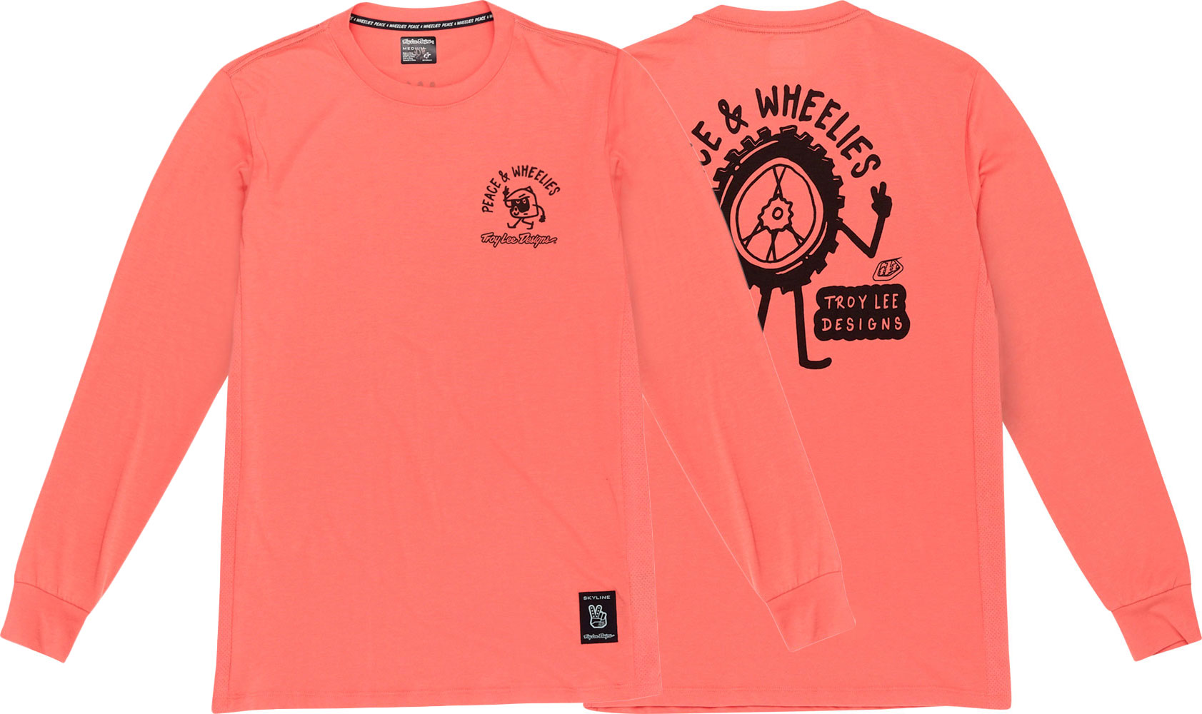 Troy Lee Designs Skyline Ride Tee P&W - Long Sleeve Shirt