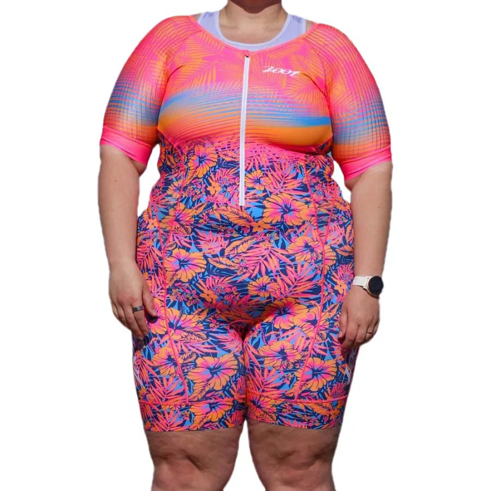 Zoot Trisuit de manga curta LTD Athena Tri Aero Plus Size