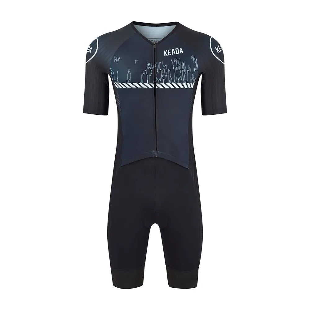 Keada Trisuit de manga curta Signal Two