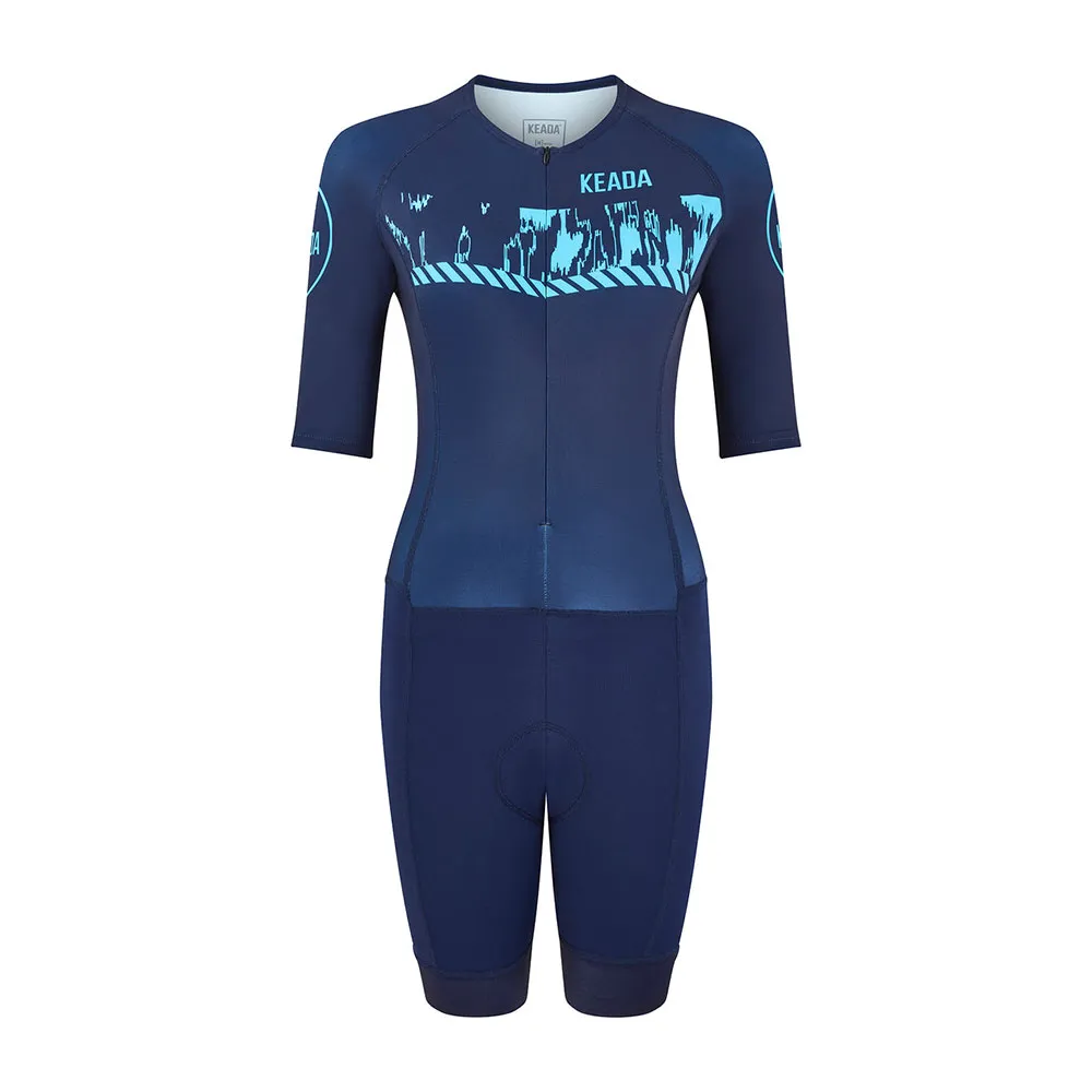 Keada Trisuit de manga curta Signal Four