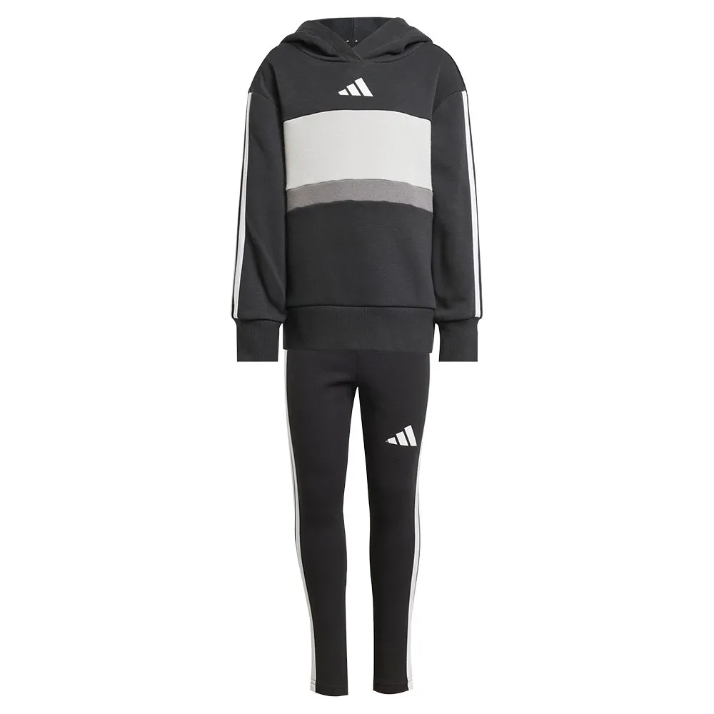 adidas Agasalho Seasonal Essentials Tiberio 3 Stripes Fleece Leggings