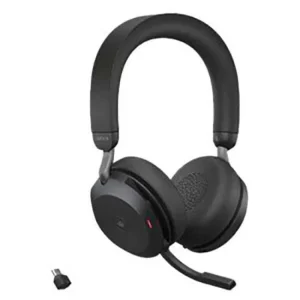 Jabra Fone de ouvido sem fio Evolve2 75 com base de carregamento