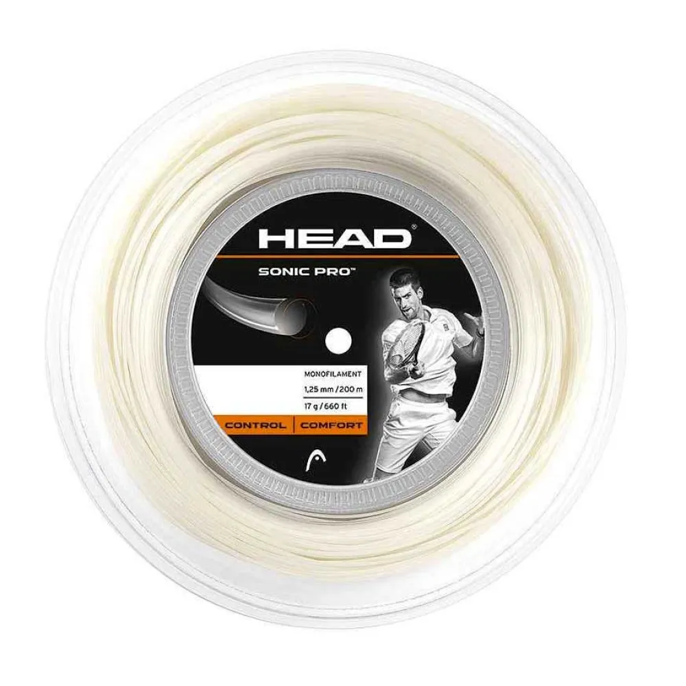 Head Corda de carretel de tênis Sonic Pro 200 m