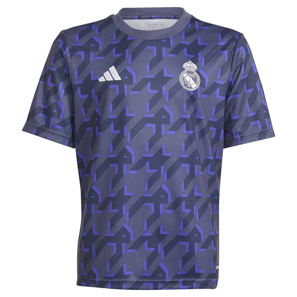 adidas Camiseta de manga curta júnior Antes do jogo Real Madrid 23/24