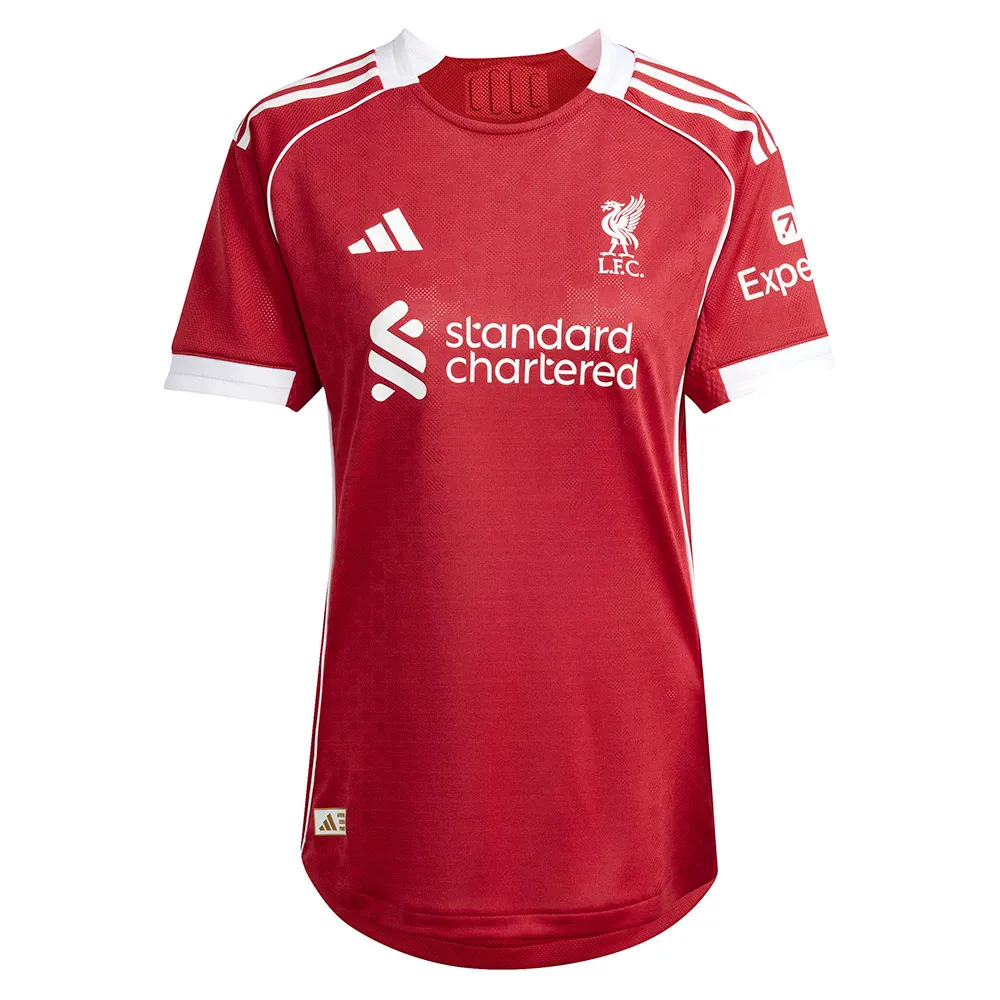 adidas Camiseta de manga curta feminina Casa Liverpool FC 25/26 Authentic