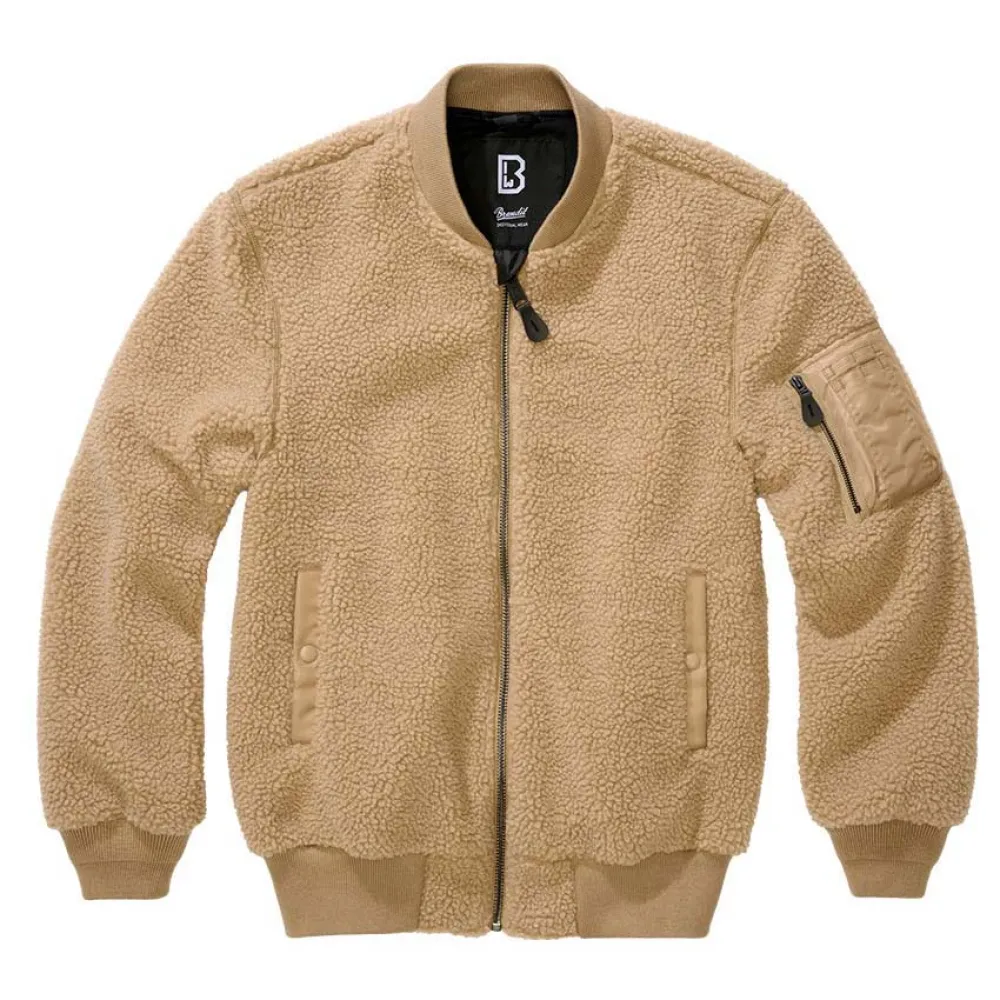 Brandit Casaco polar com fecho MA1 Sherpa