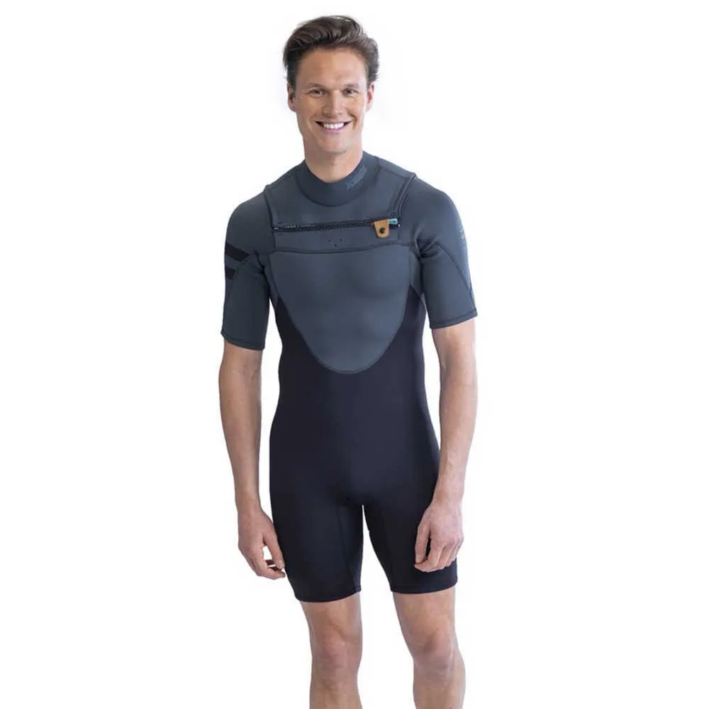 Jobe Fato de neoprene de manga curta com fecho no peito Perth 3/2 mm