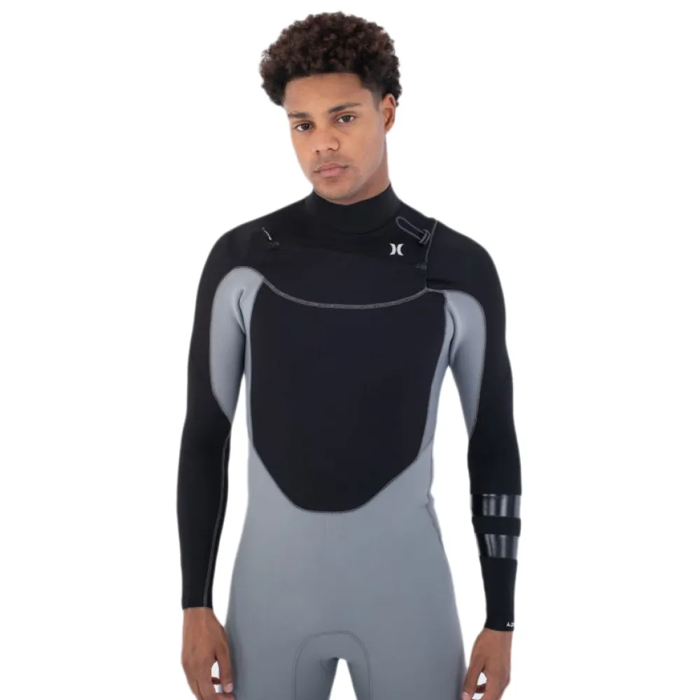 Hurley Fato de neoprene de manga comprida com fecho de correr à frente Advant 3/2 mm