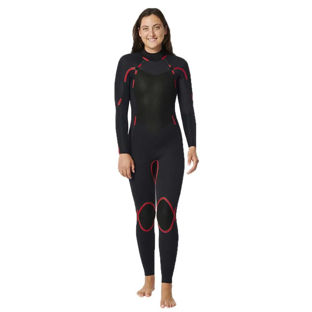 Rip curl Fato de neoprene de manga comprida com fecho de correr nas costas para mulher Freelite Bz Stm 32 Gb